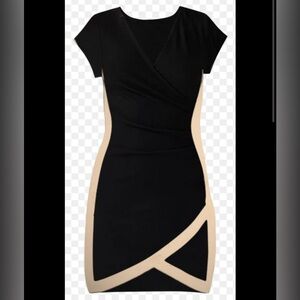 Almost Famous tan dress- size small